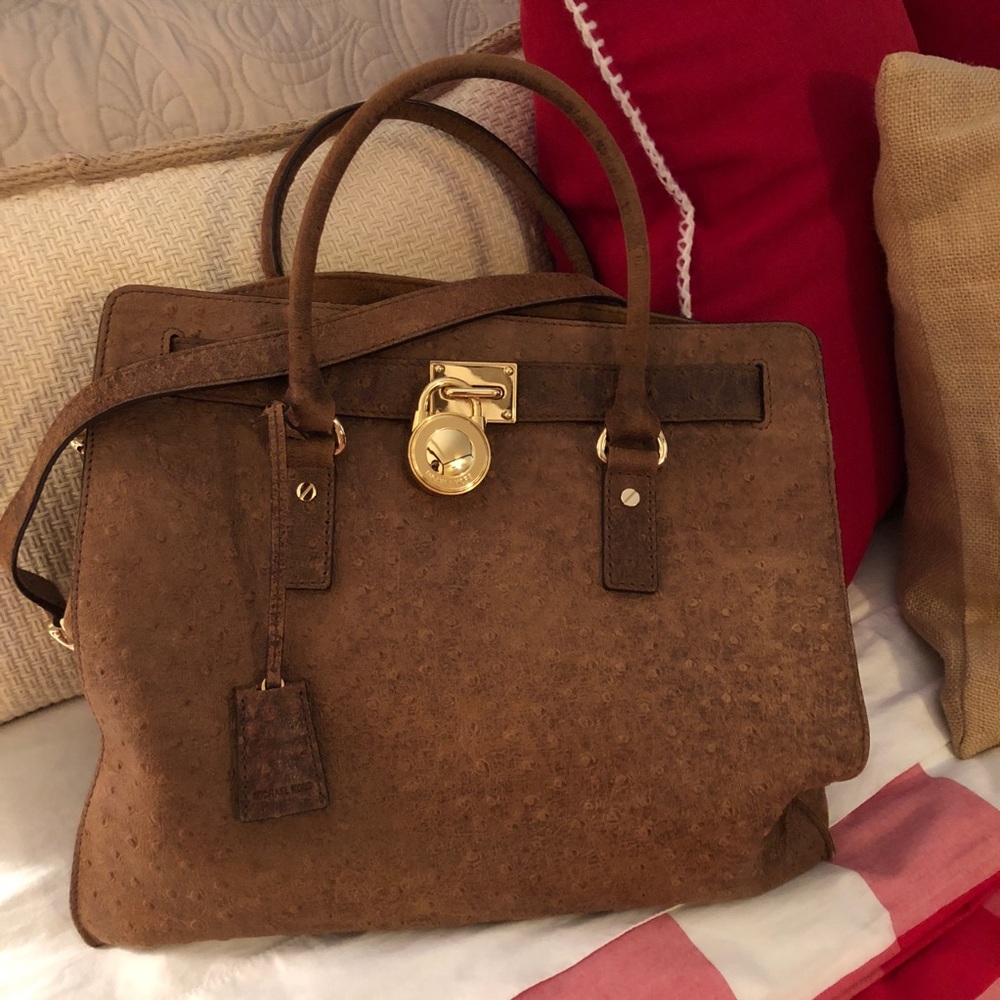 Michael Korda Ostrich Purse